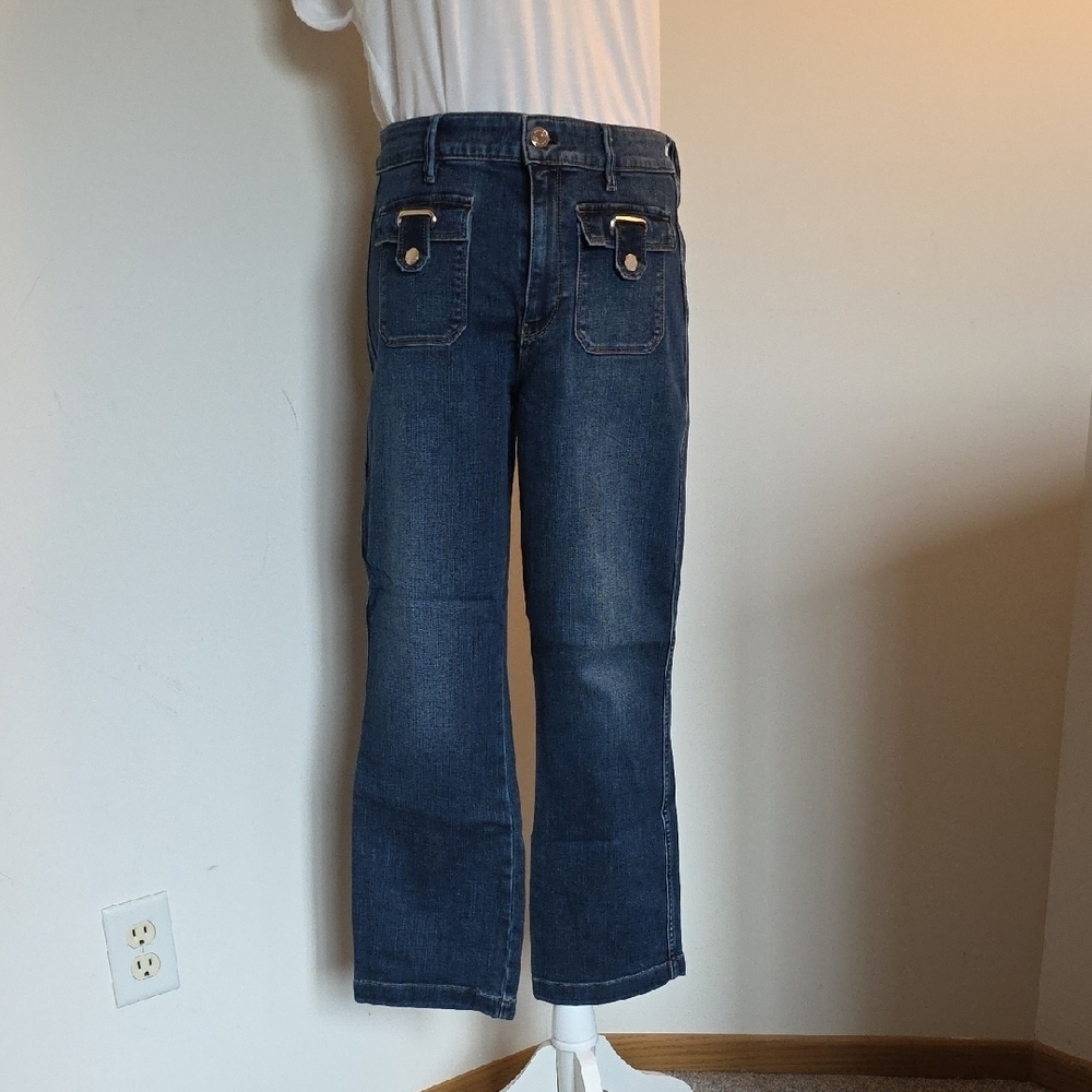 White House Black Market Light Blue Denim